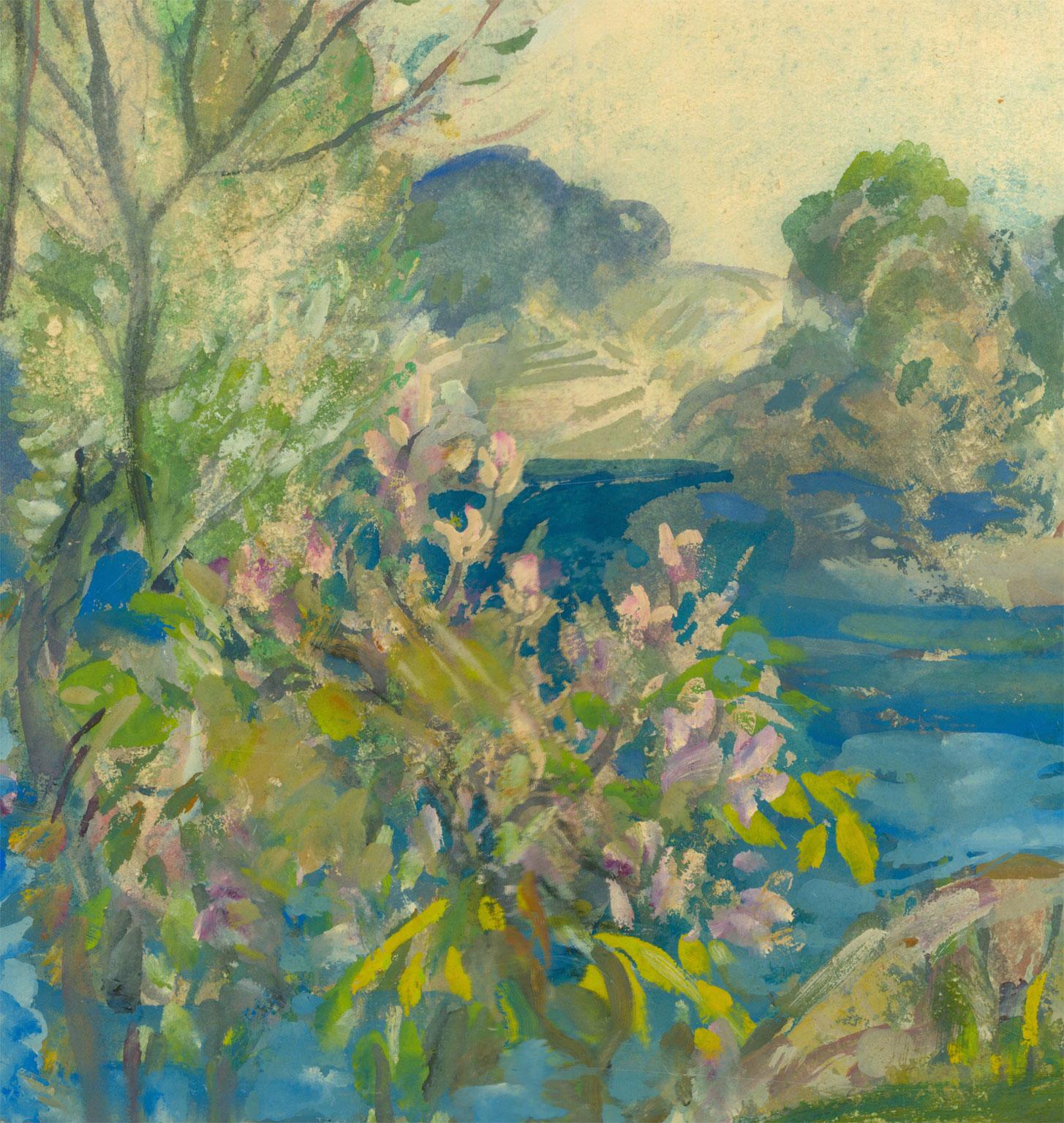 Gerald Edward Moira (1867-1959) - English Watercolour, The Blue Pool, Wareham 1