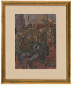 William Selby RBA, ROI, RSW (b.1933) - Signed 20th Century Oil, Brass Musicians