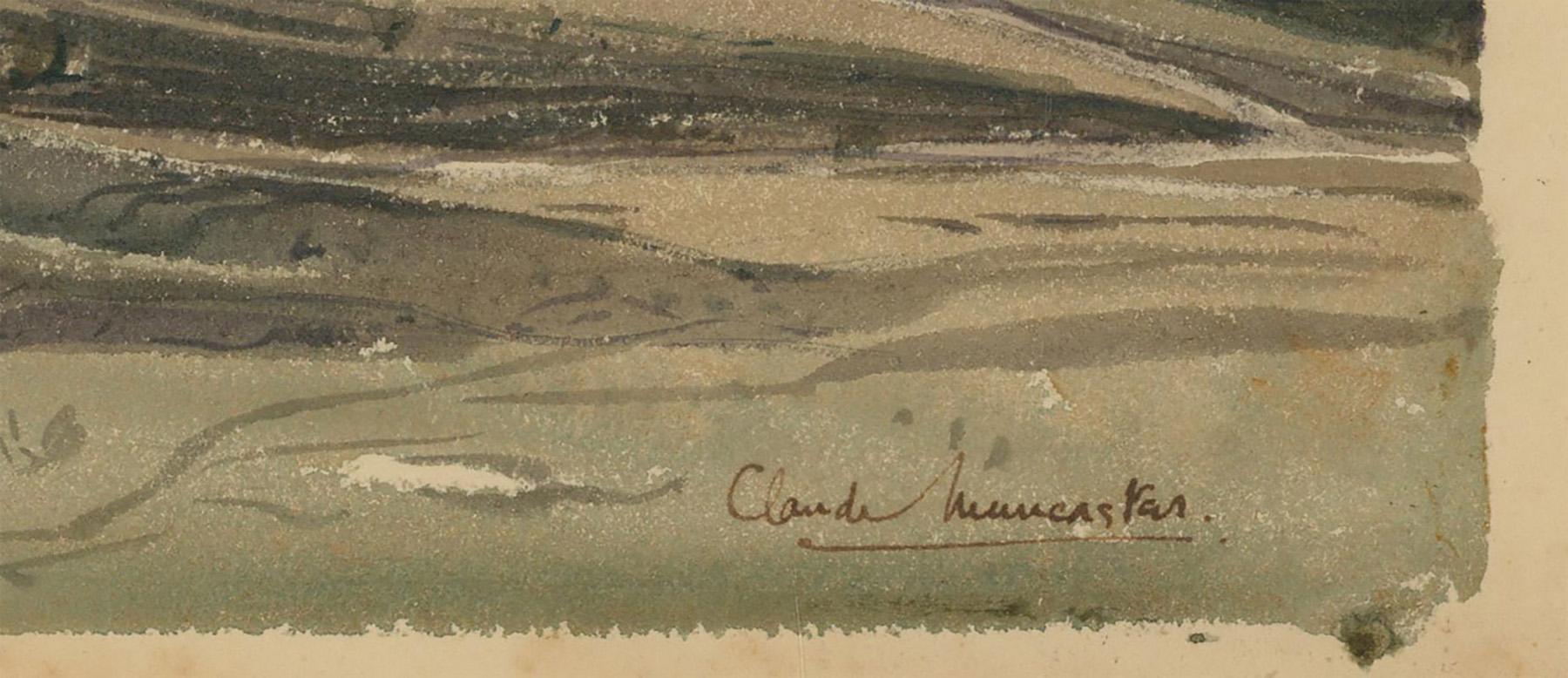 Claude Muncaster RWS, ROI, RBA, SMA (1903-1974) - Watercolour, Rolling Hills 3