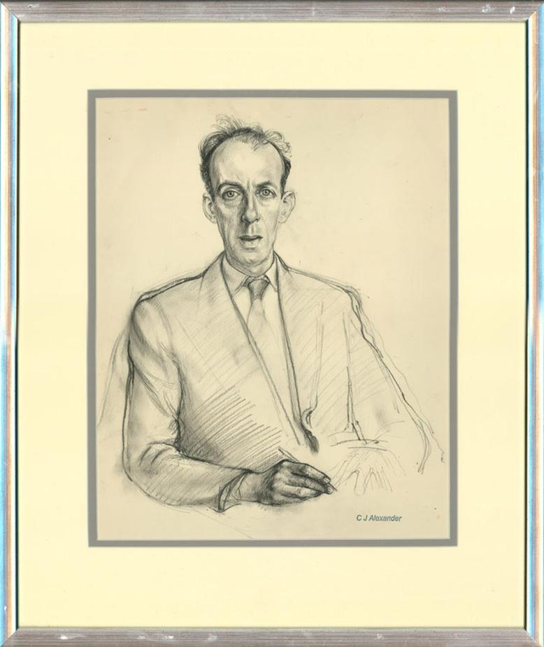 1926 chalk portrait