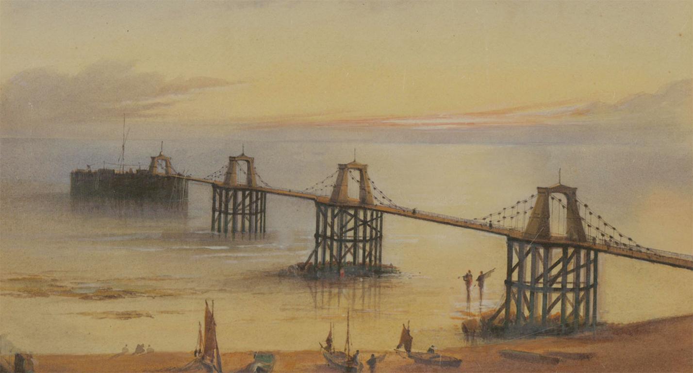 William Arthur Earp (1867-1927) - Fine Watercolour, Chain Pier Brighton 2