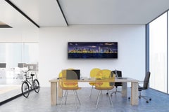 Panoramic Chicago Skyline Large 60" Giclee Photography on Metal by Scott F.