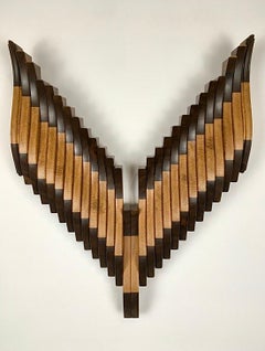 Original, Modern Contemporary, Abstract Wood Bird Wall Sculpture, by Shawn B 