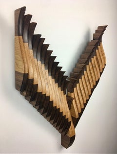Original, Modern Contemporary, Abstract Wood Bird Wall Sculpture, by Shawn B