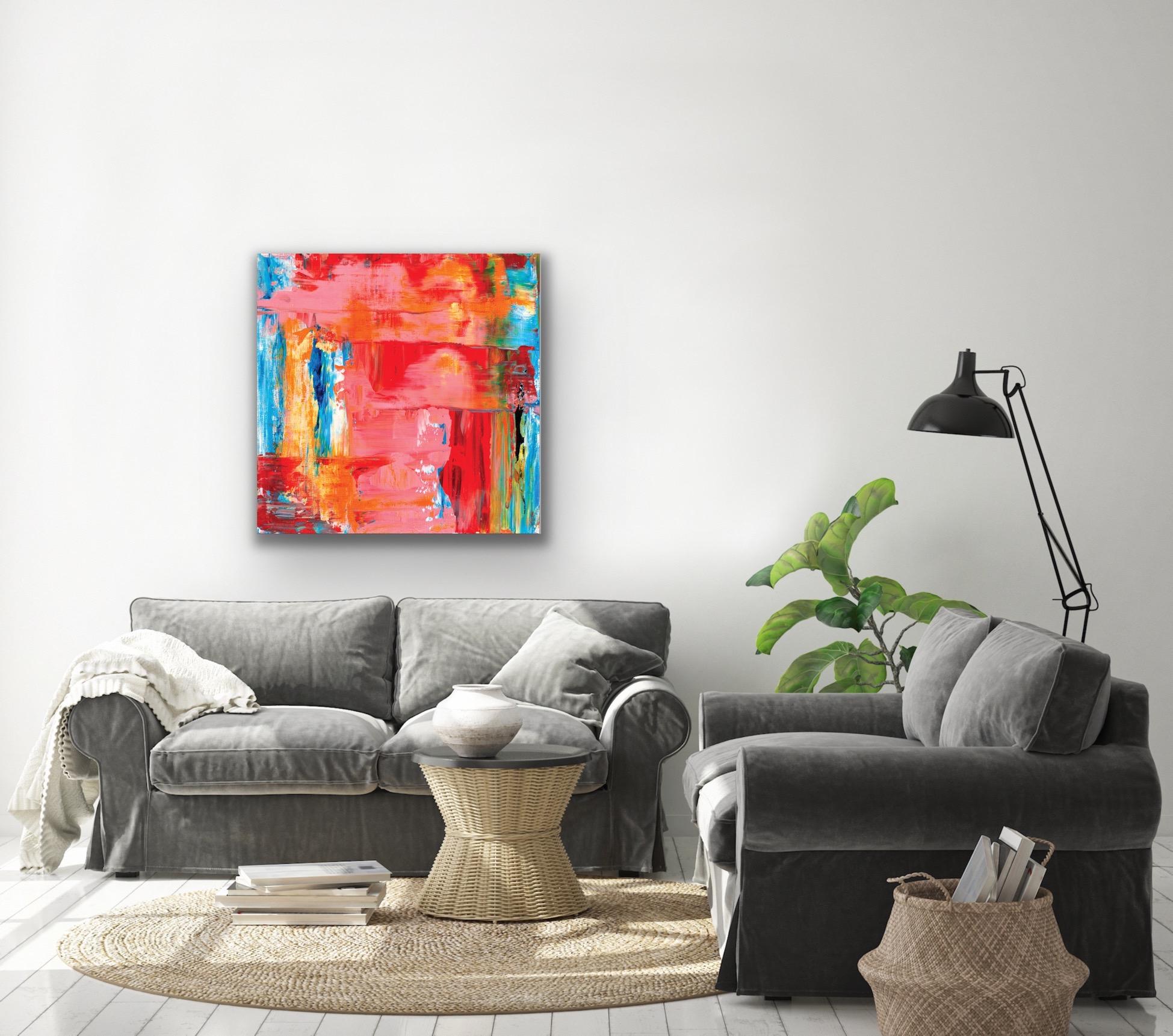 colorful abstract wall art