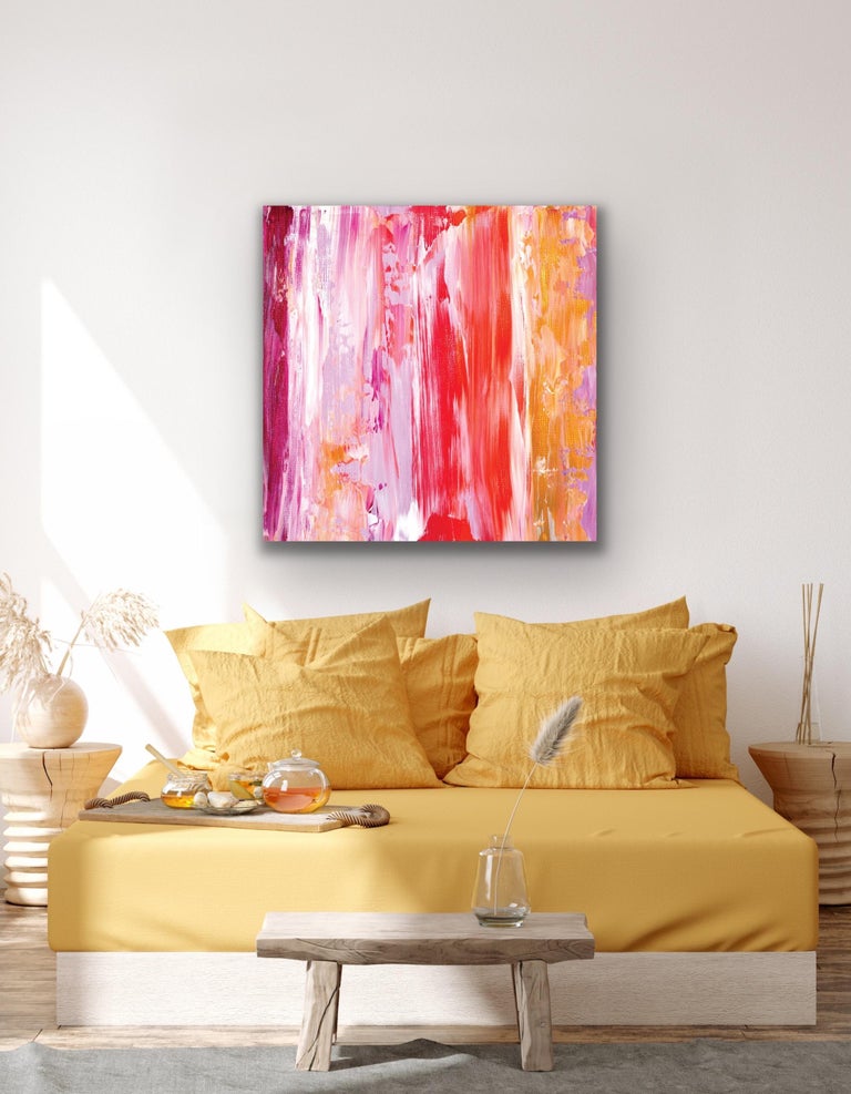 Contemporary Decor, Modern Wall Art, Large Indoor Outdoor Giclee Print on Metal For Sale 2