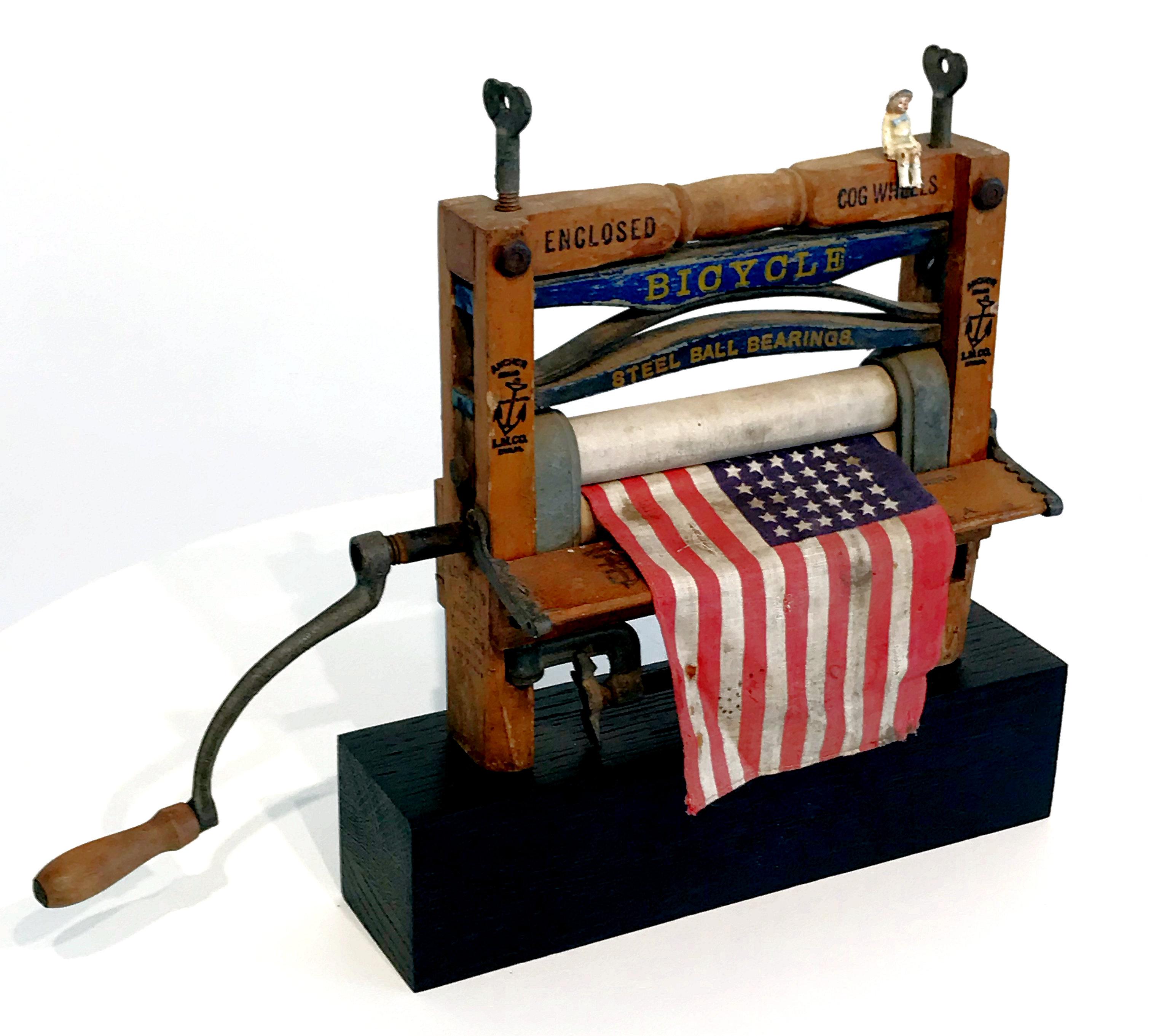 Mark Serrianne Mixed Media Sculpture Antique Assemblage Art Modern Contemporary For Sale 2