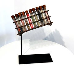 Mark Serrianne Assemblage Art Antique Vintage Contemporary Mixed Media Sculpture