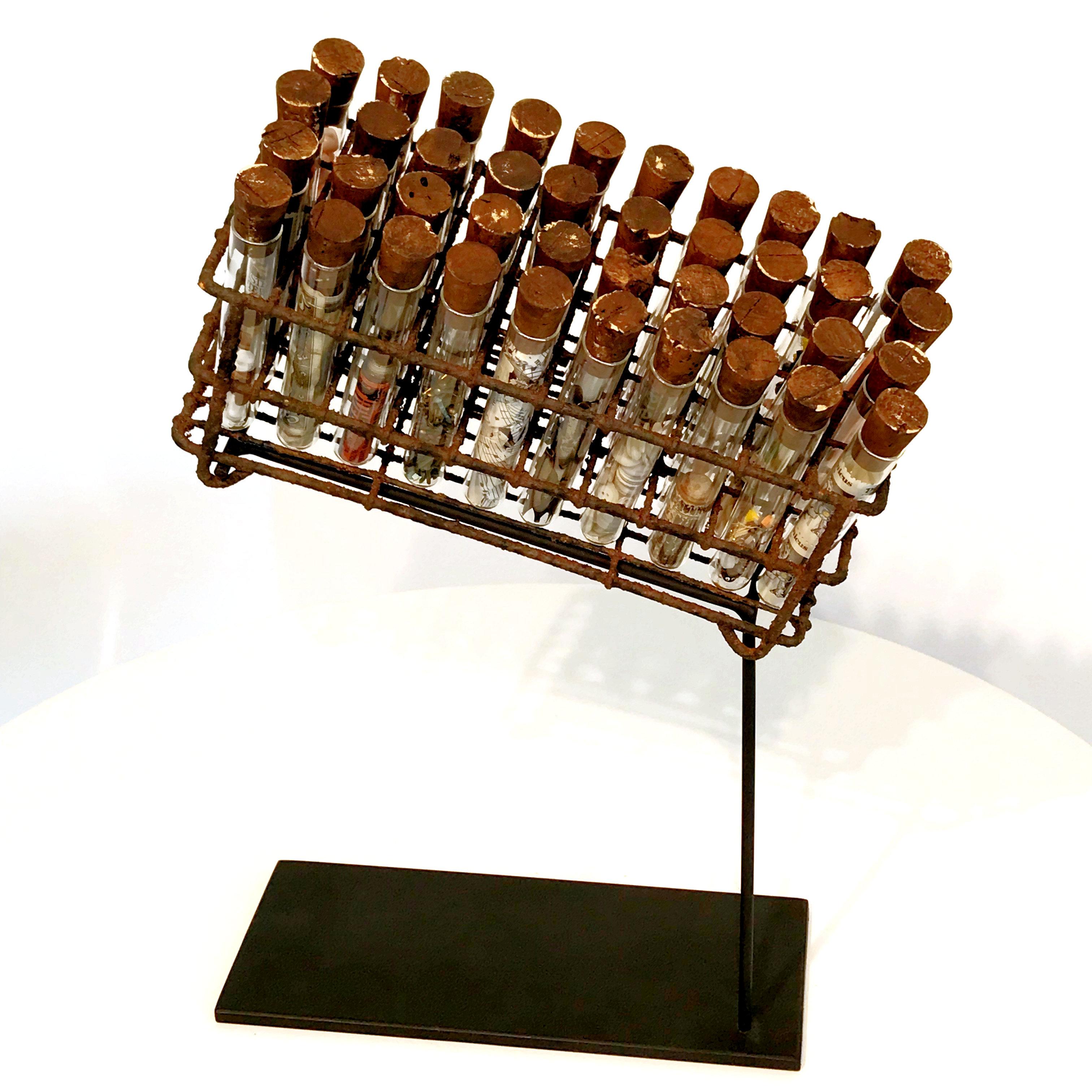 Mark Serrianne Assemblage Art Antique Vintage Contemporary Mixed Media Sculpture For Sale 1