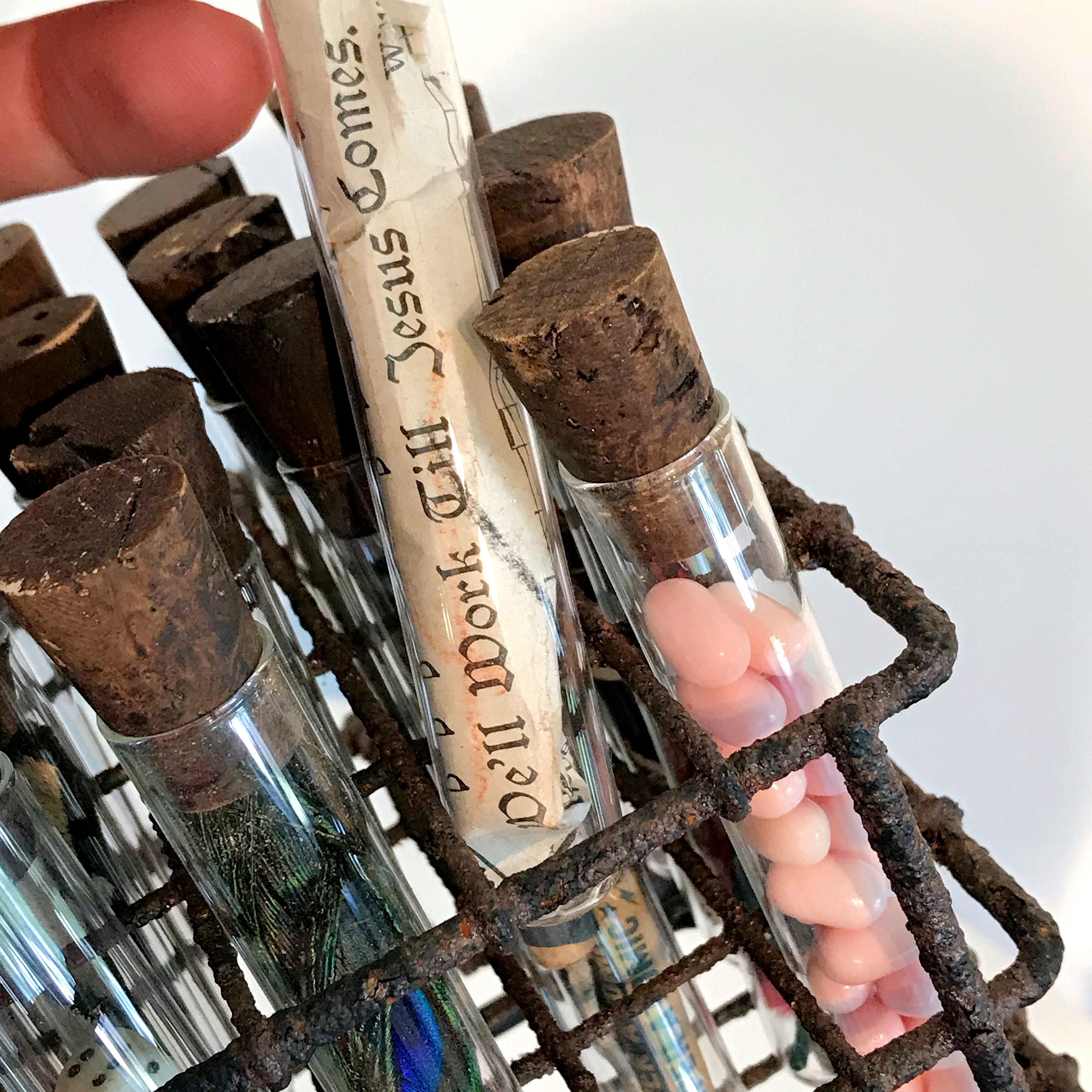 Mark Serrianne Assemblage Art Antique Vintage Contemporary Mixed Media Sculpture For Sale 5