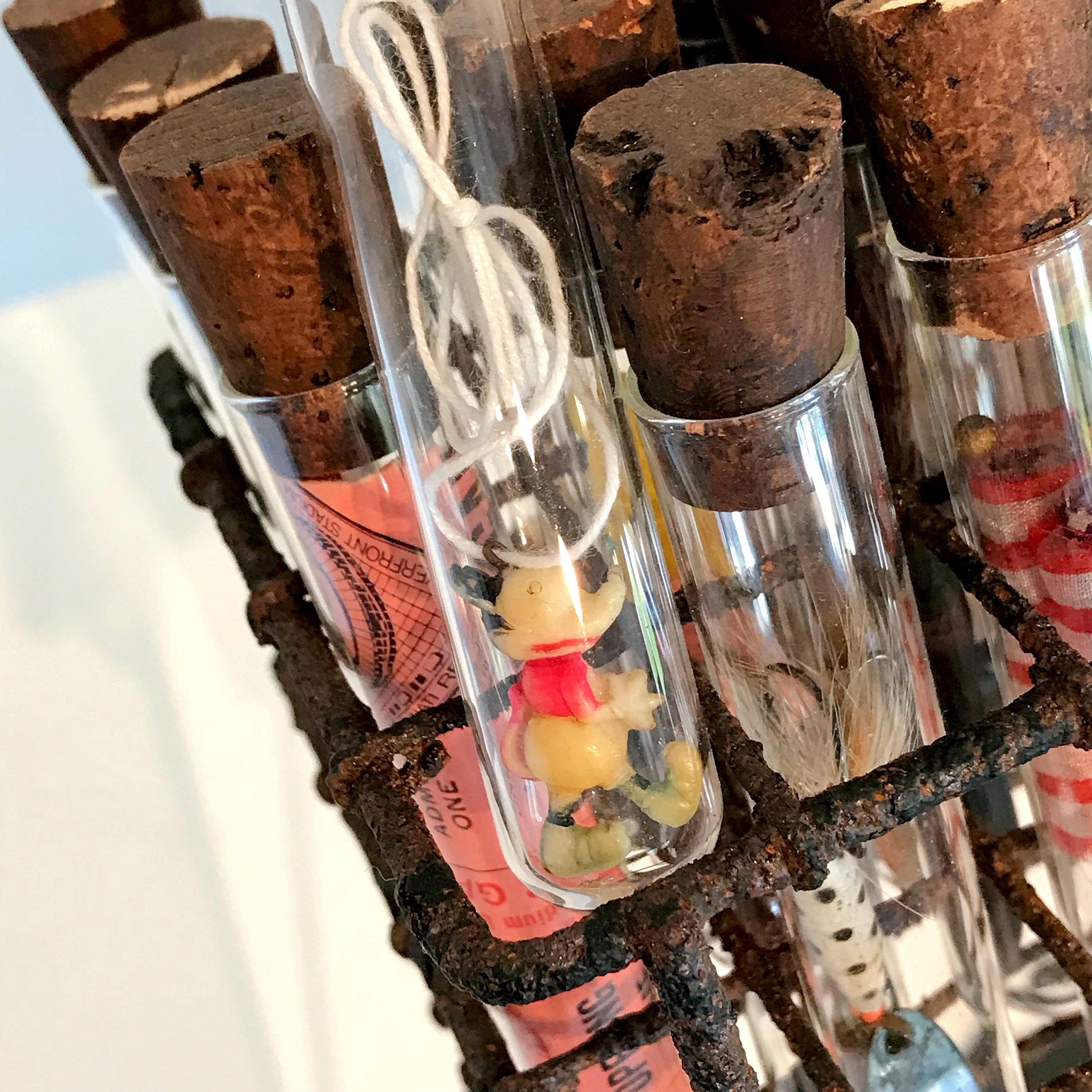 Mark Serrianne Assemblage Art Antique Vintage Contemporary Mixed Media Sculpture For Sale 6