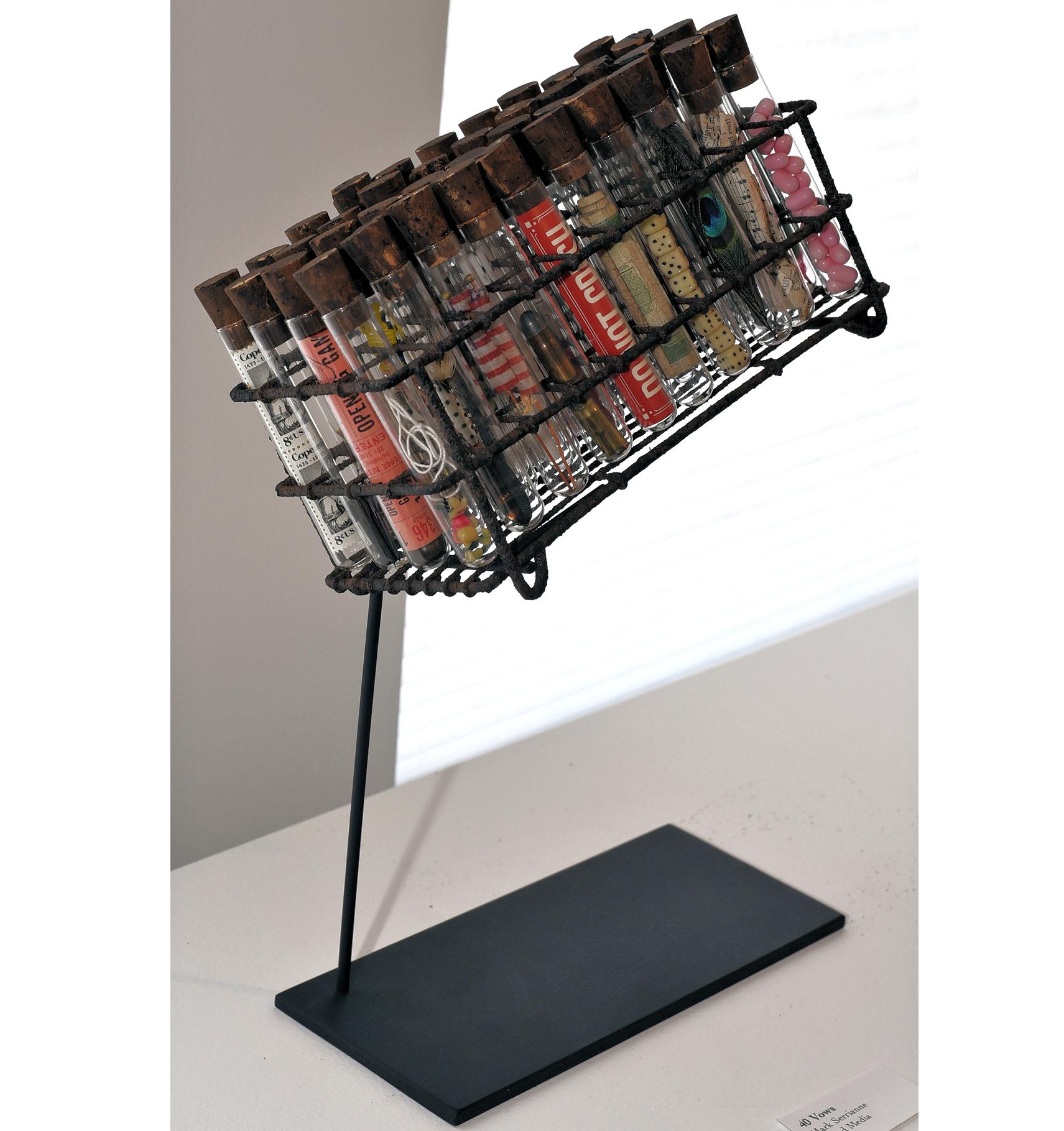 Mark Serrianne Assemblage Art Antique Vintage Contemporary Mixed Media Sculpture For Sale 8