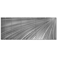 Sebastian R. Aluminum Abstract Wall Sculpture Industrial Modern Contemporary
