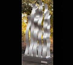 Metal Abstract Indoor Outdoor Yard Lawn Sculpture Modern Contemporary Art Decor