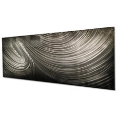 Huge 96 x 36 Industrial Contemporary Modern Metal Abstract Wall Art Painting 