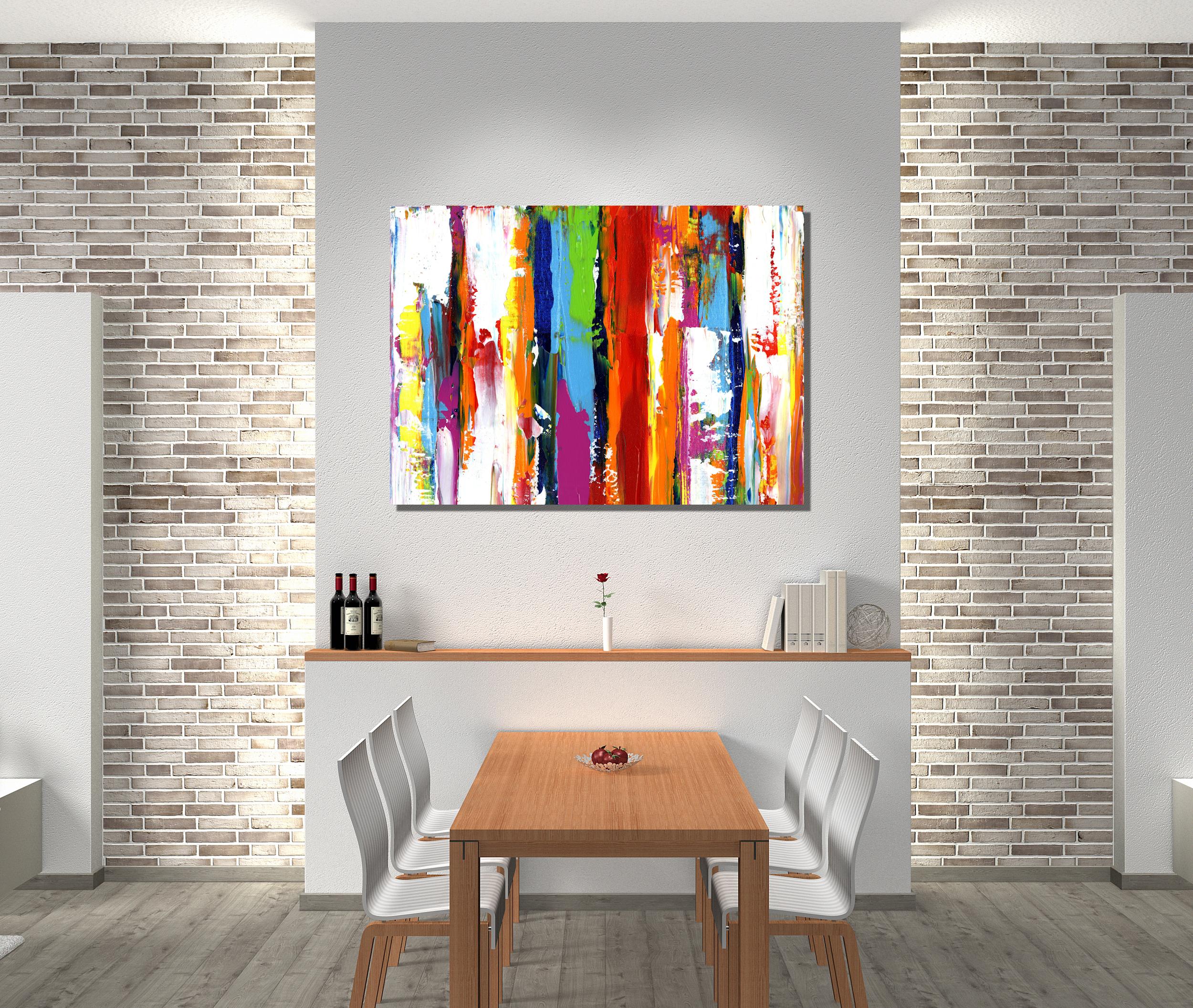 colorful abstract wall art
