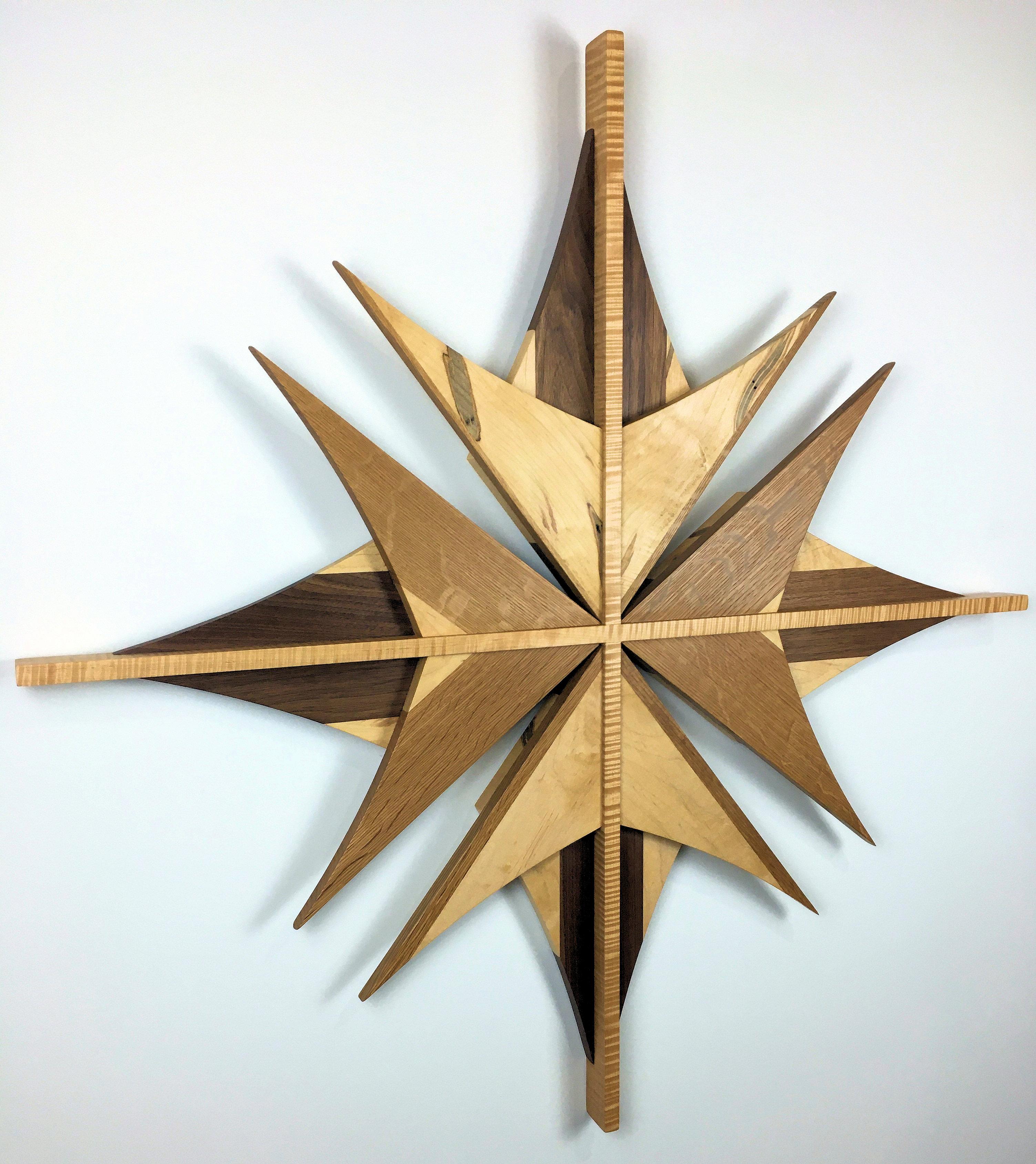 Original, Wooden Abstract Wall Sculpture, Modern Contemporary Art, by Shawn B  For Sale 1