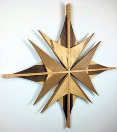 Original, Wooden Abstract Wall Sculpture, Modern Contemporary Art, by Shawn B