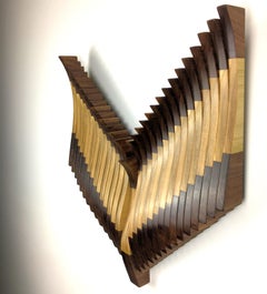 Original, Modern Contemporary, Abstract Wood Bird Wall Sculpture, by Shawn B