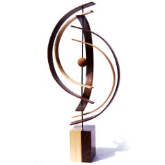 Wood Sculpture by Jeff L., Mid-Century Modern Inspired, Contemporary Abstract