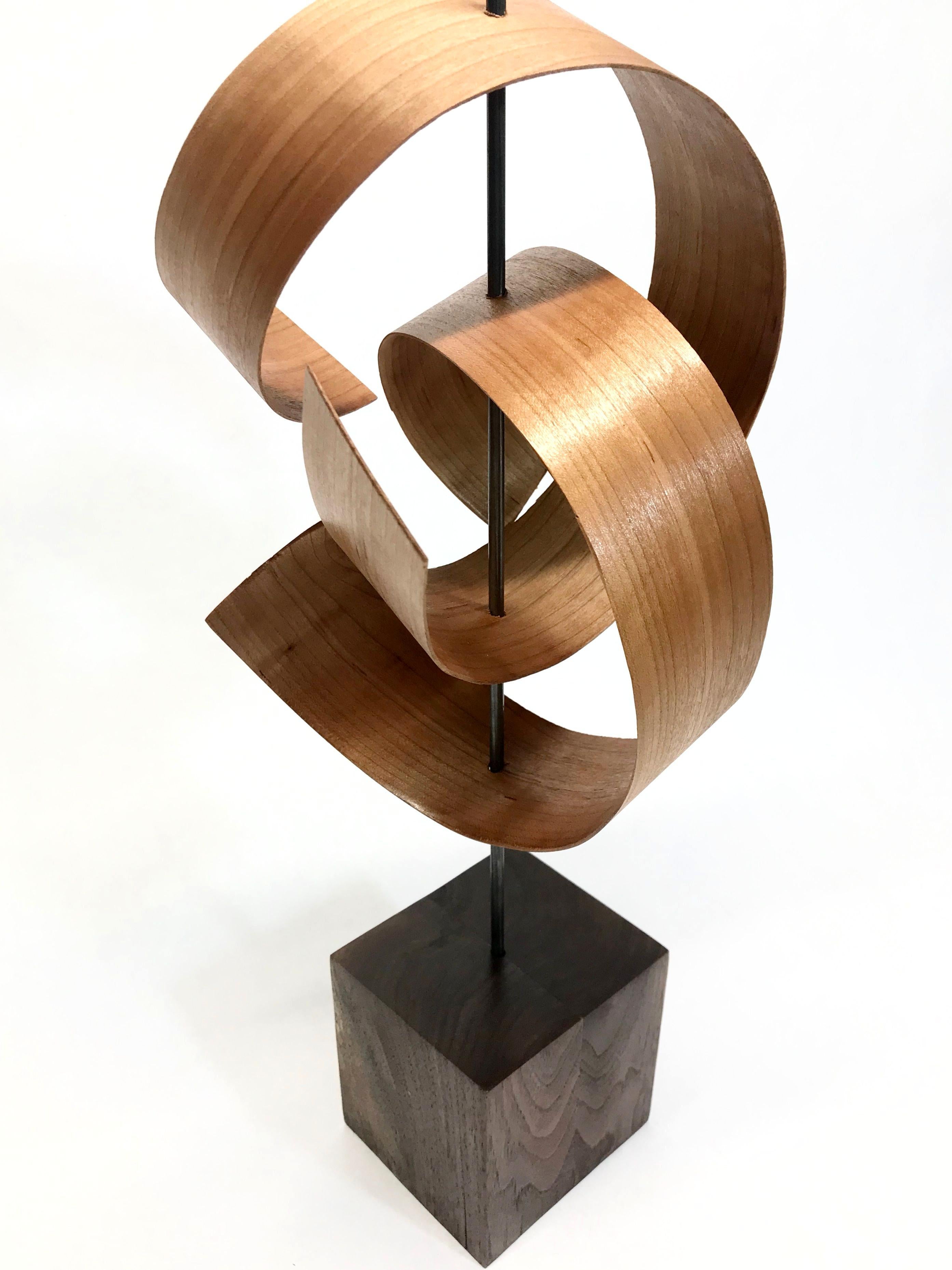 Wood Sculpture by Jeff L., Mid-Century Modern Inspired, Contemporary Abstract 1