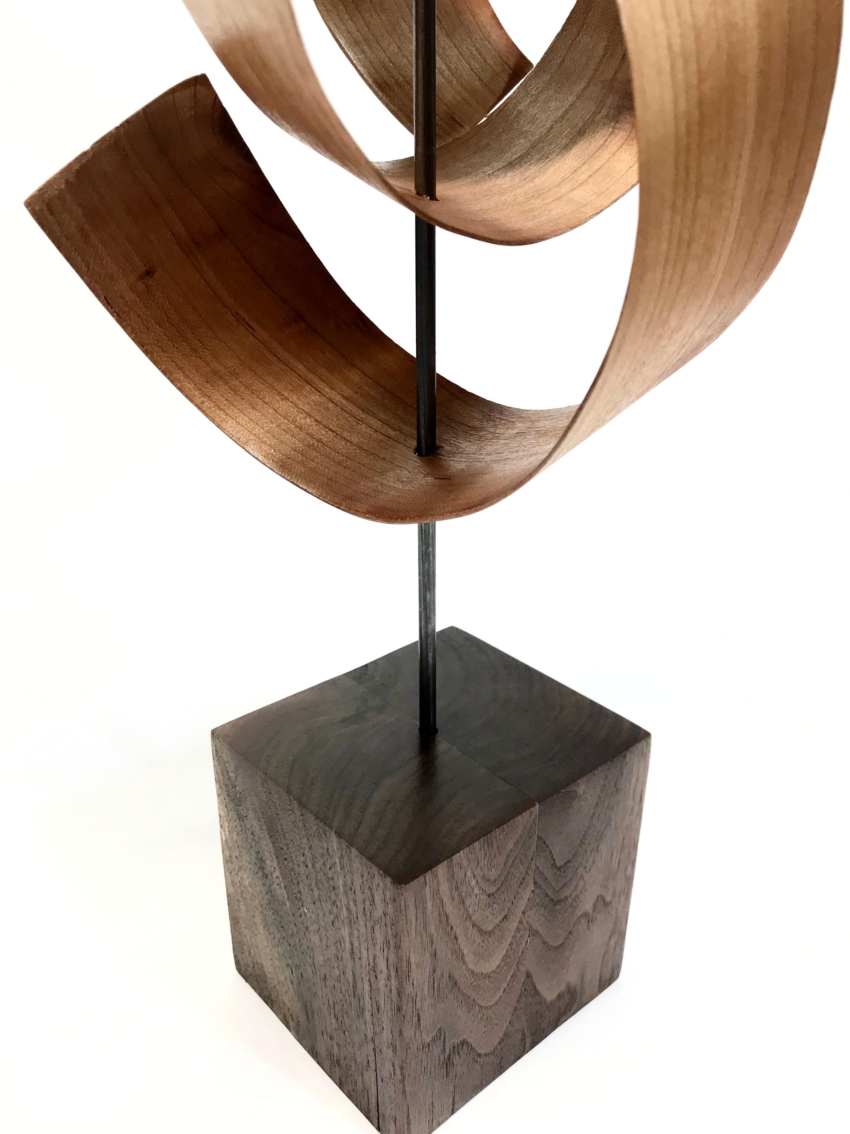 Wood Sculpture by Jeff L., Mid-Century Modern Inspired, Contemporary Abstract 2