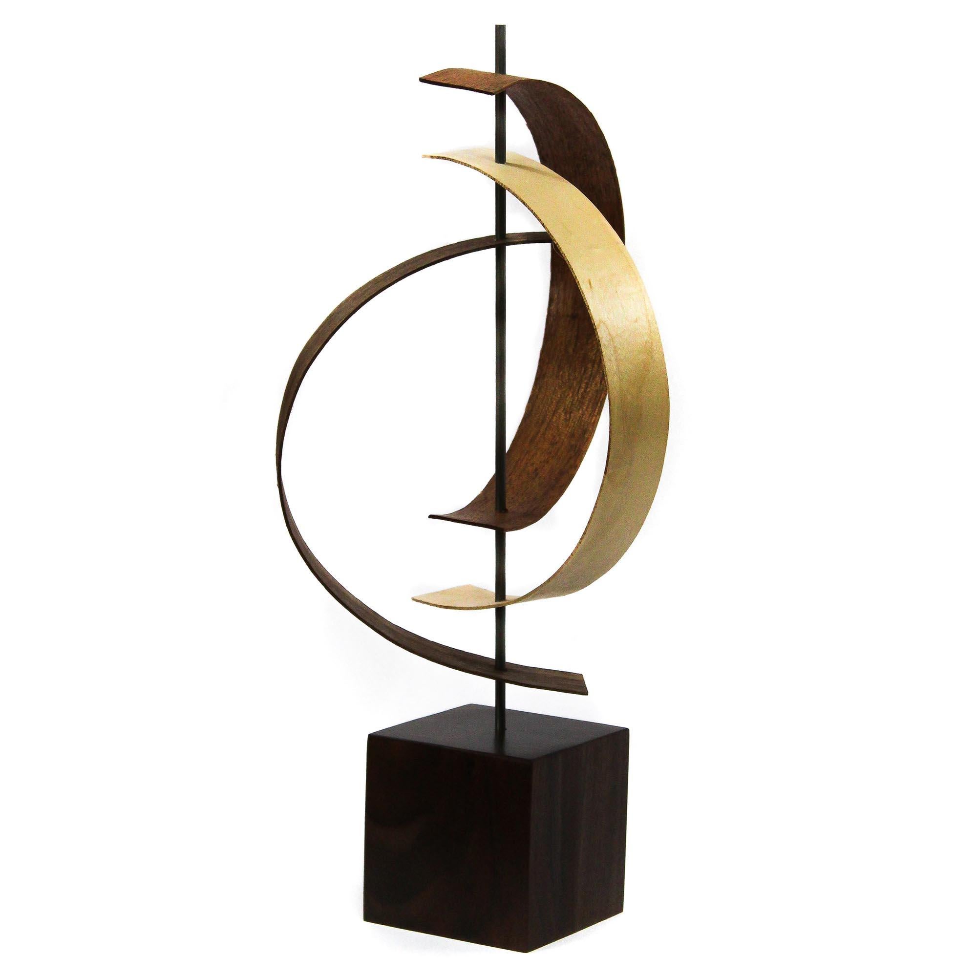 Wood Sculpture by Jeff L., Mid-Century Modern Inspired, Contemporary Abstract 1