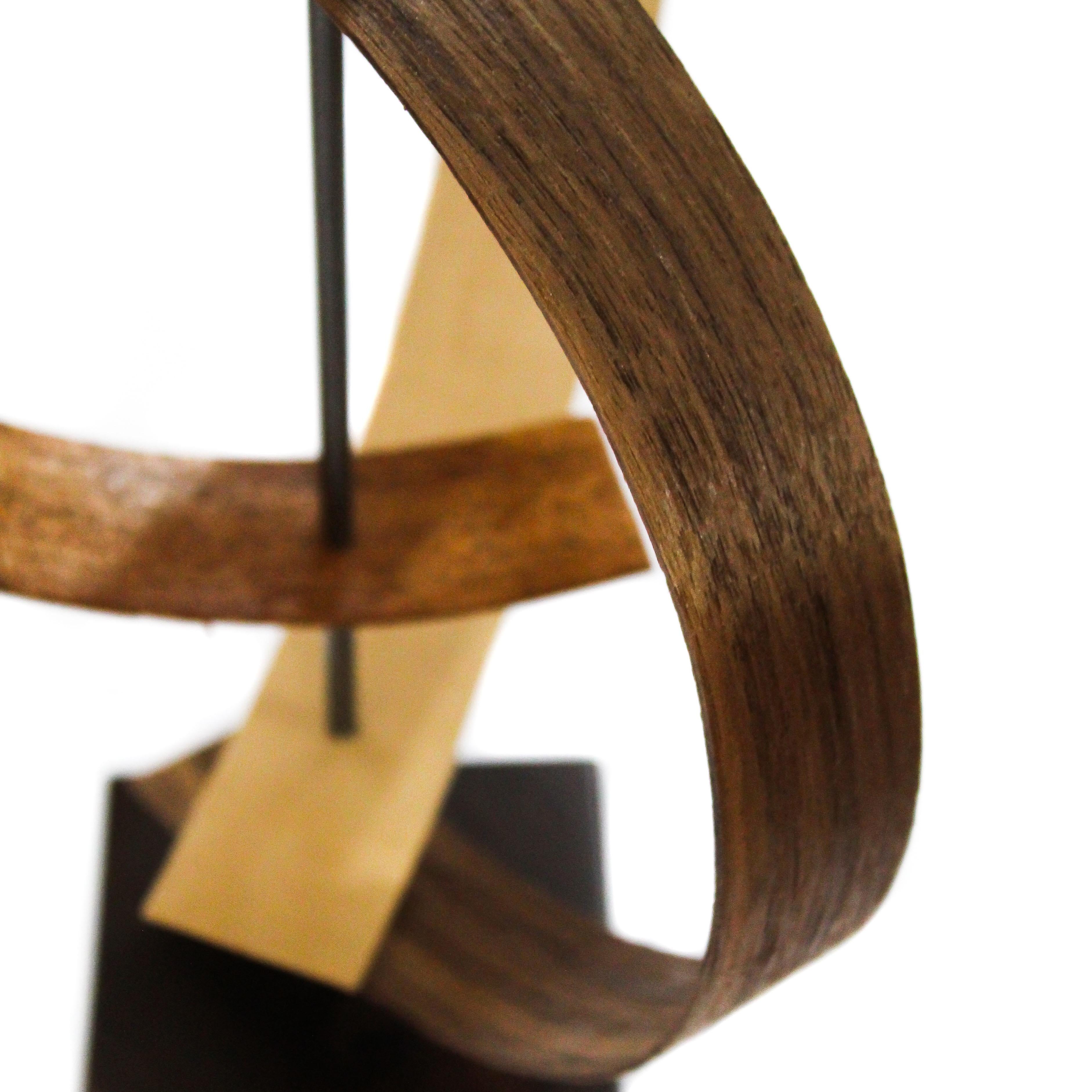 Wood Sculpture by Jeff L., Mid-Century Modern Inspired, Contemporary Abstract 3