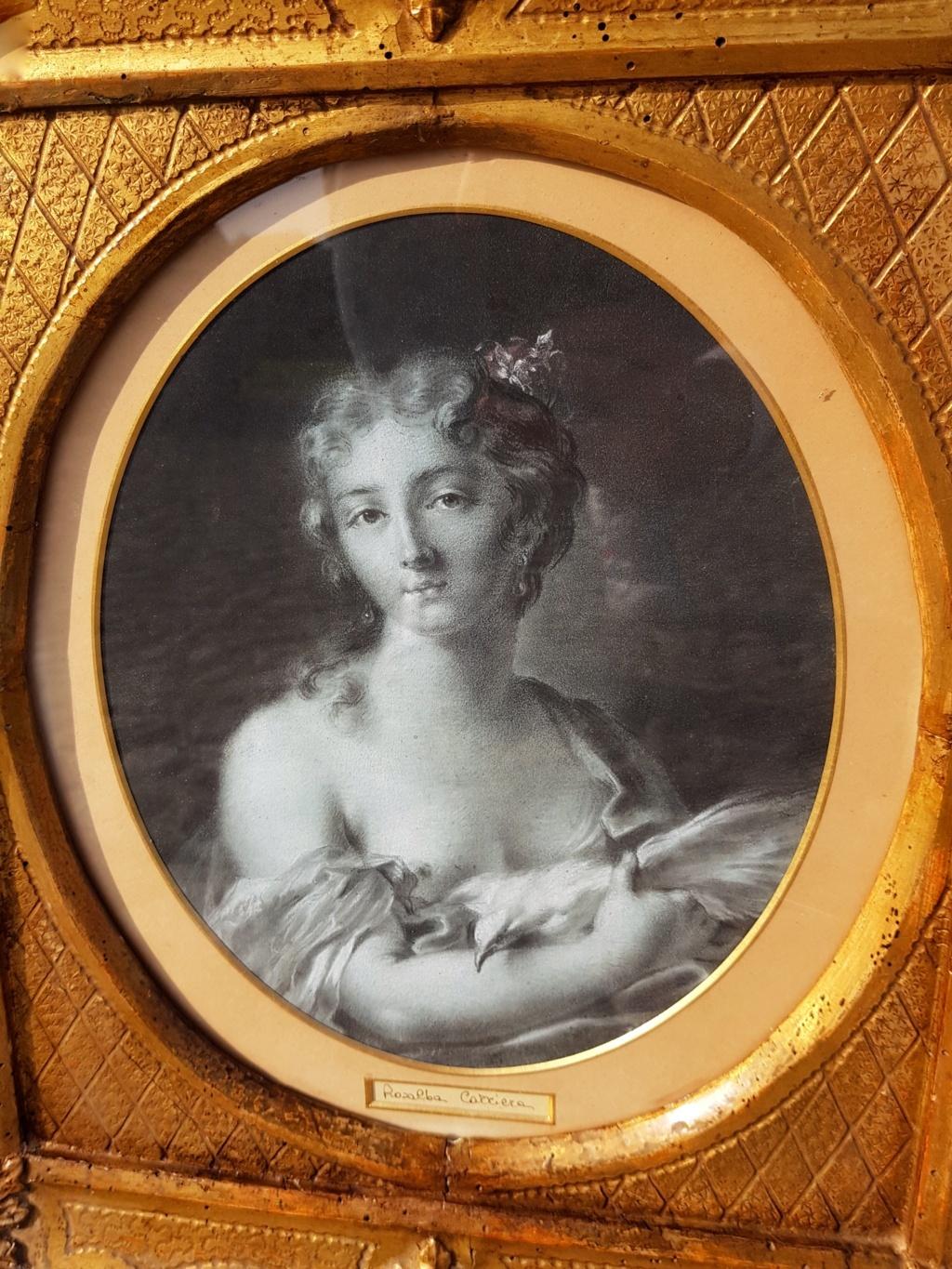 18th century Italian figurative painting Allegory - Portrait pencil paper Venice - Brown Figurative Painting by Rosalba Carriera