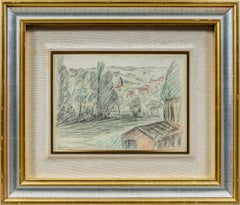 Pio Semeghini (Italienisch-impressionistisch) – Landschaftsmalerei des frühen 20. Jahrhunderts