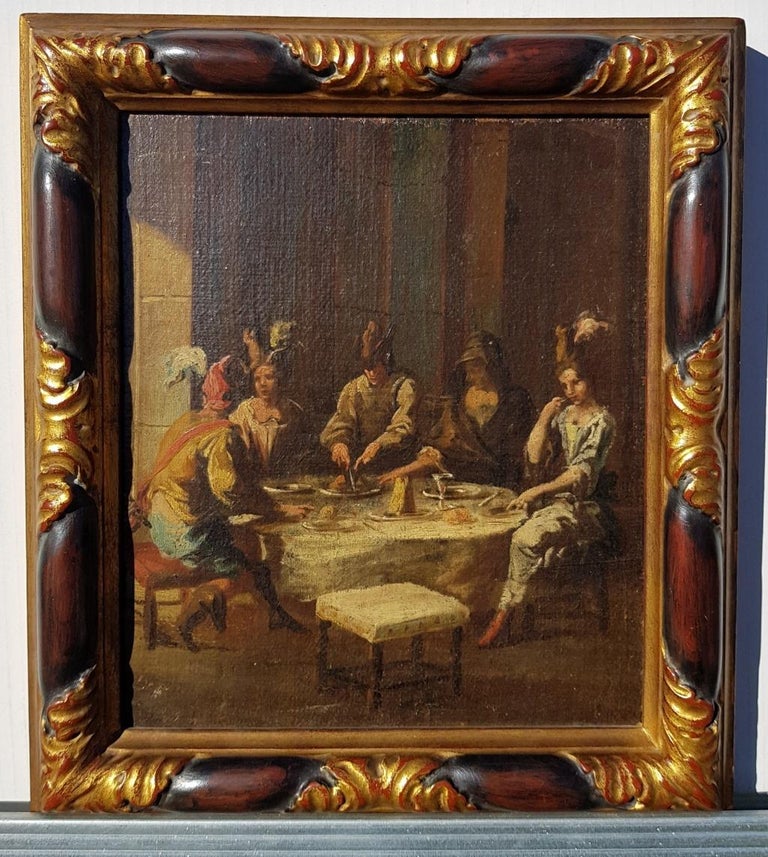Alessandro Magnasco Pair Of 18th Century Italian Figurative Paintings 