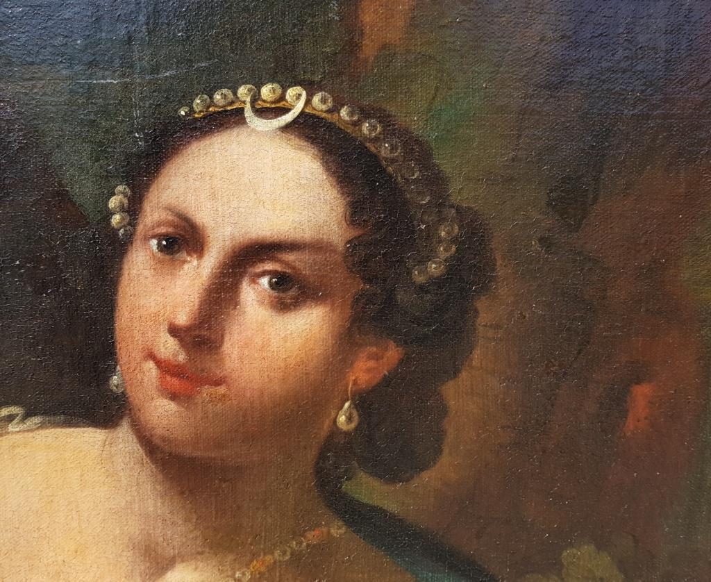 18th century Italian figurative painting - Diana - Venetian oil on canvas Venice 6