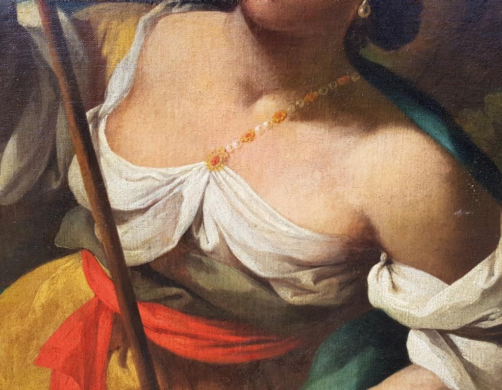 18th century Italian figurative painting - Diana - Venetian oil on canvas Venice 7