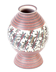 8'' Vasija Multicolor / Ceramic Mexican Folk Art from Mata Ortiz