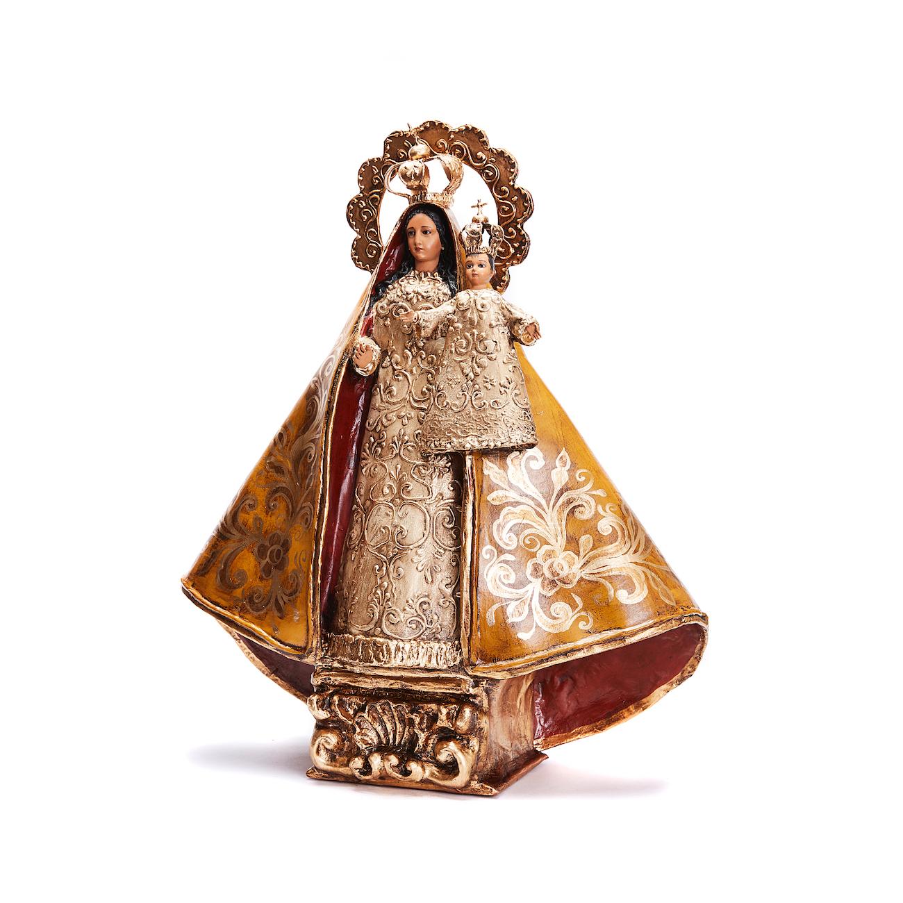 Virgen de la Caridad del Cobre - Crafts - Mexican Folk Art Paper For Sale 7