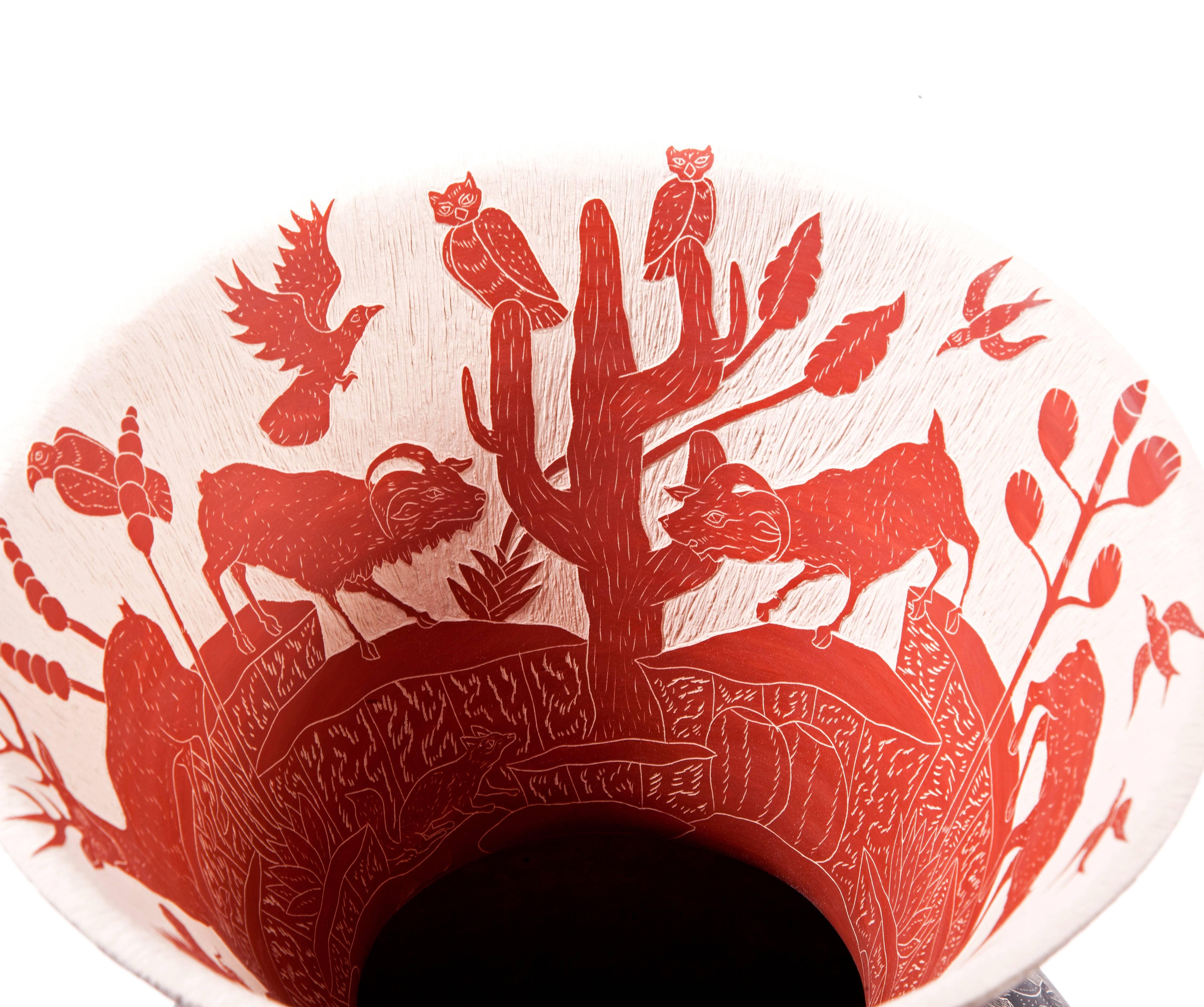 9'' Vasija Colosal / Ceramic Mexican Folk Art from Mata Ortiz 1