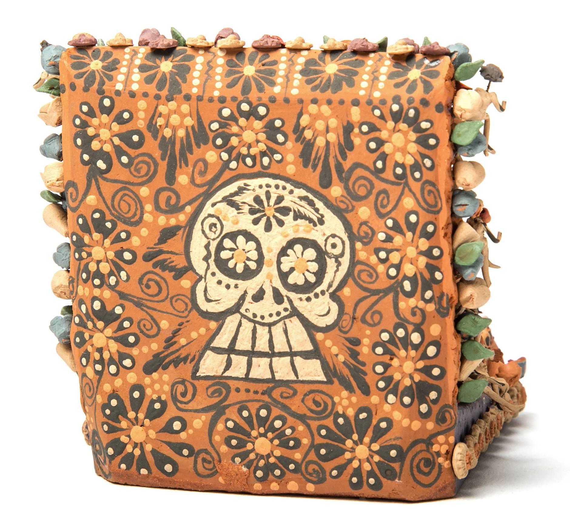Ofrenda Dia de Muertos / Ceramics Mexican Folk Art Miniature  4