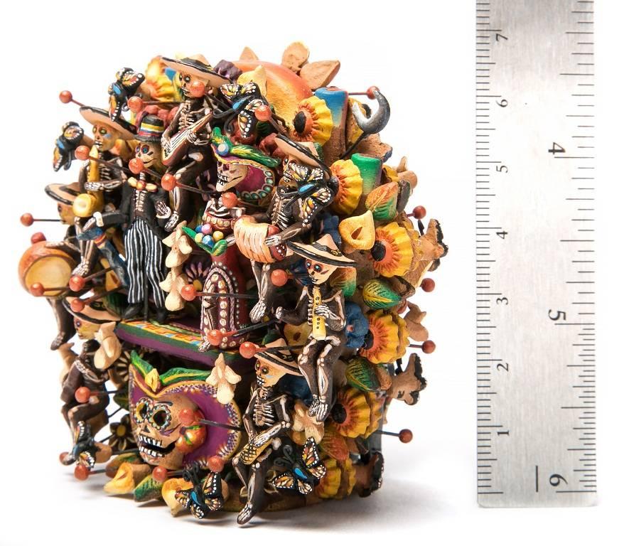 Nacimiento y Dia de Muertos, de Principio a Fin Sculpture Mexican Folk  2