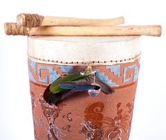 10'' Tambor San Bartolo Alebrije Sculpture Mexican Folk Art