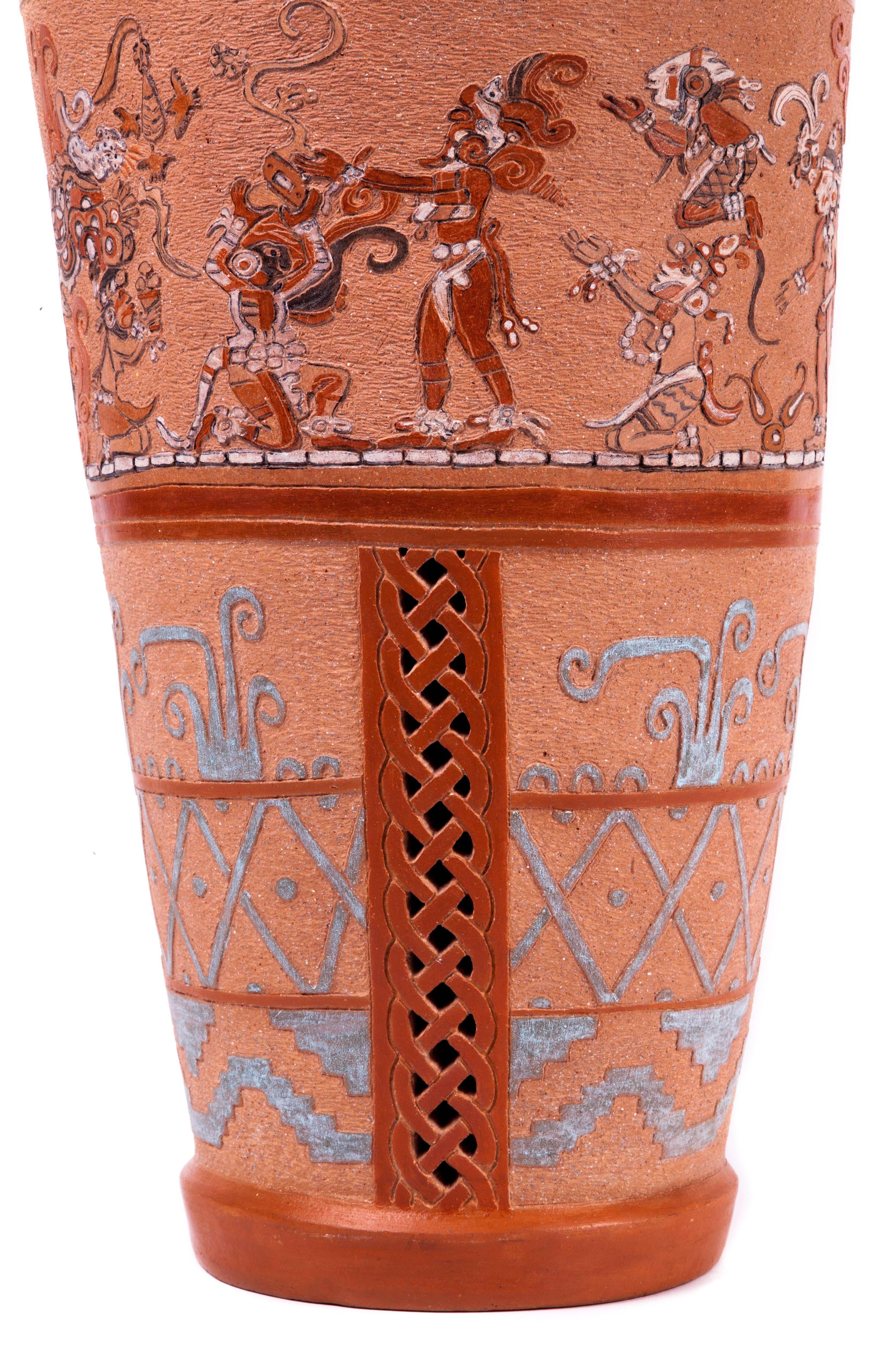 10'' Tambor San Bartolo Alebrije Skulptur Mexikanische Volkskunst im Angebot 6