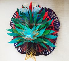 Agave VII - Paper & Cartoon - Mexican Folk Art - Cactus Fine Art