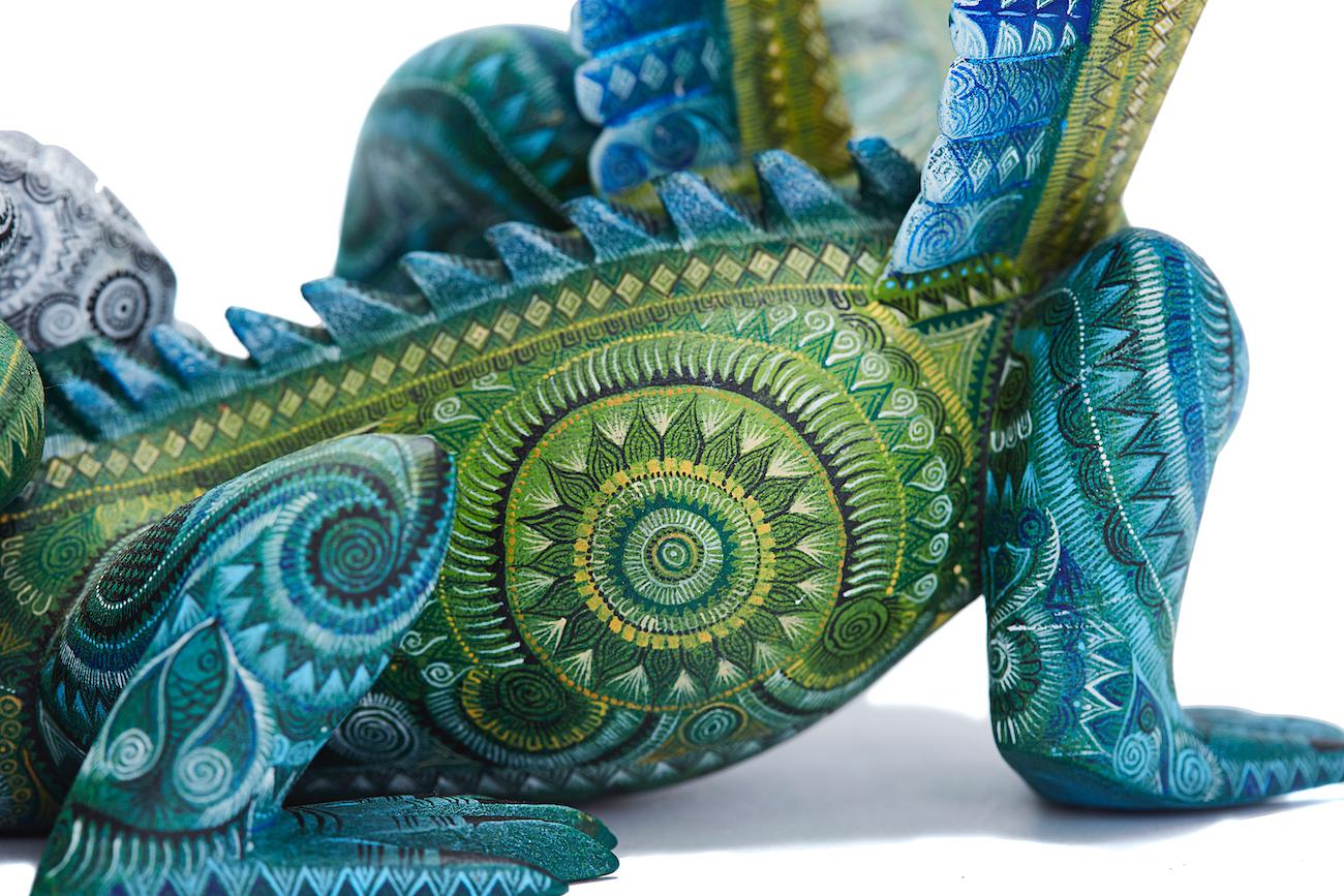 Iguana Amigable - Friendly Iguana - Mexican Folk Art  Cactus Fine Art 6