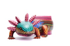Ajolote - Axolotl - Mexican Folk Art  Cactus Fine Art