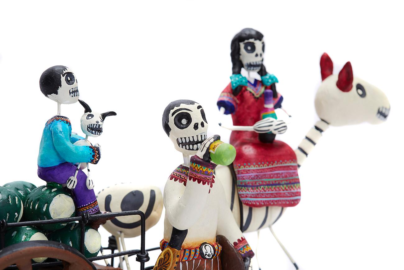 Familia del Mezcal - Mezcal-Familie - Mexikanische Volkskunst  Kaktus-Kunstwerke im Angebot 6