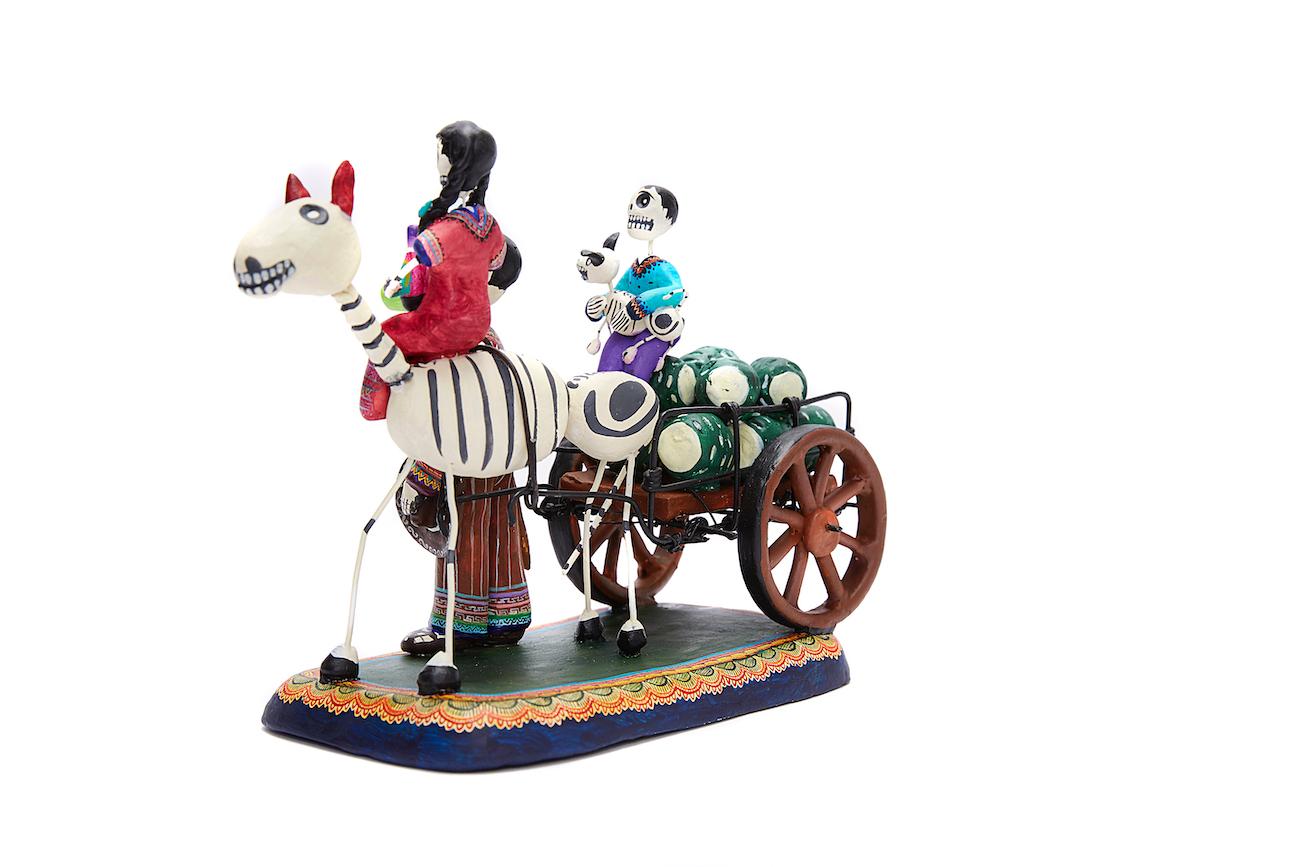 Familia del Mezcal - Famiglia del Mezcal - Arte popolare messicana  Cactus Fine Art in vendita 8