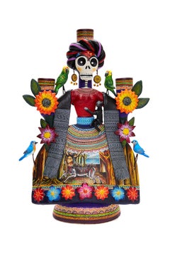 Frida Espectacular - Amazing Frida - Mexican Folk Art  Cactus Fine Art