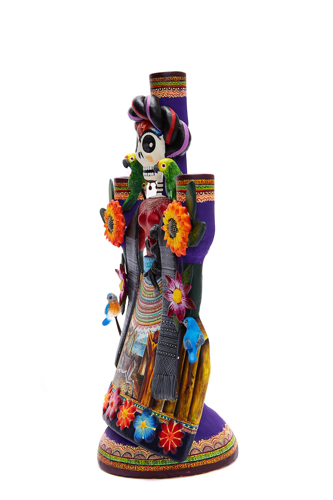 Frida Espectacular - Amazing Frida - Mexican Folk Art  Cactus Fine Art For Sale 1