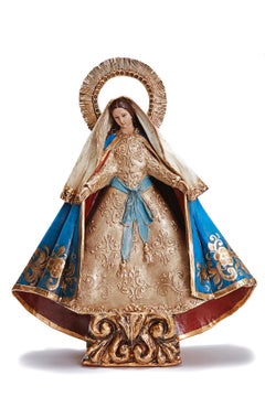 Virgen del Carmen - Cardboard - Mexican Folk Art Paper - Cactus Fine Art