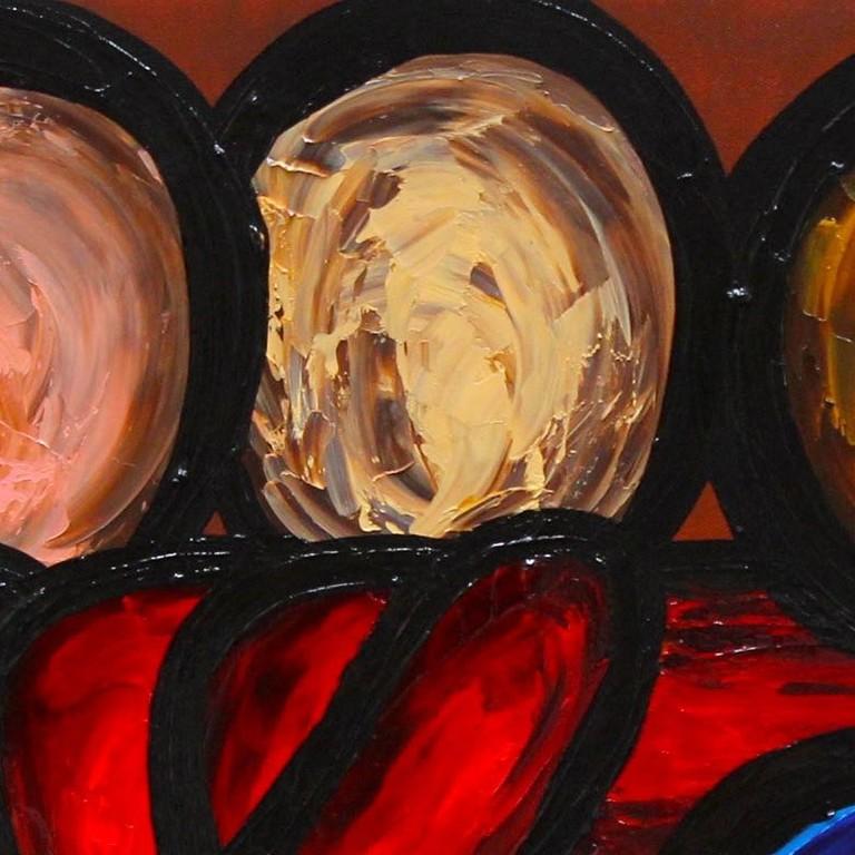 French-Italian oil painter, Francesco Ruspoli, derives his abstract figures from a broad span of influencers. He counts Renaissance artists Paolo Veronese and Sebastian del Piombo just as much as he considers Edvard Munch and Willem de Kooning as