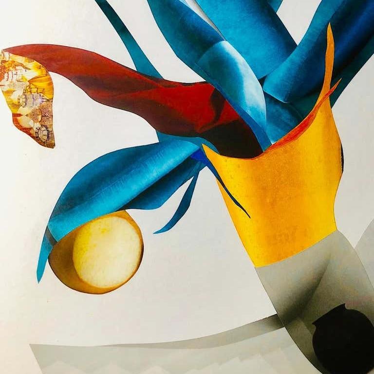 L'Equilibre von Denise Cummings, Abstraktes Acrylgemälde, 2018 im Angebot 3